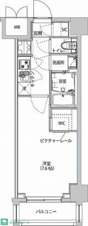 ハーモニーレジデンス東京イーストサイドの物件間取画像